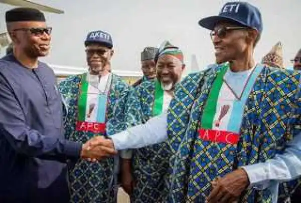 Photos: President Buhari, Saraki, Oyegun, Other APC Leaders Campaign in Ondo for Akeredolu